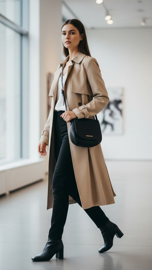 Michael Kors Bedford Small Pebbled Leather Crossbody Bag – 50% OFF Luxury